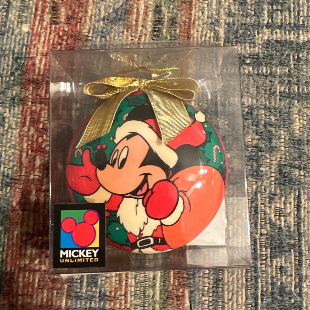 Vintage Disney Unlimited Mickey Mouse Ornament Enesco Mickey